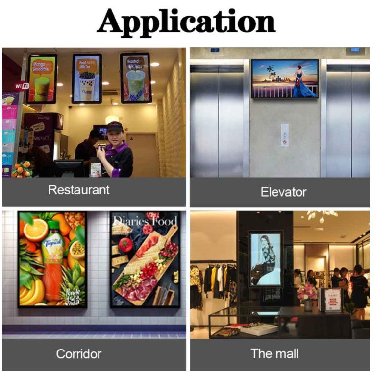Киоск установленный стеной касания 49 дюймов экрана Lcd рекламируя Signage 70KHZ цифров