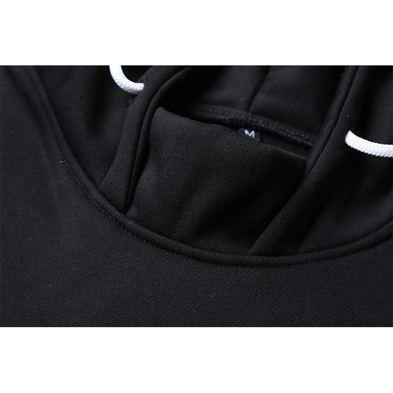 Людей нашивок оранжевых черных крутых фуфаек Streetwear Hoody Hoodies пуловера белых