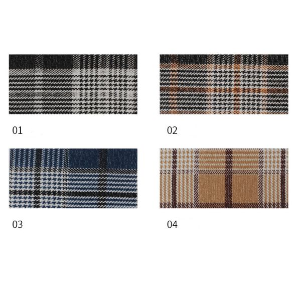 Комфорт Фальшивая сумочка PU Кожа Шотландский стиль Пладовый мягкий бархатный дно