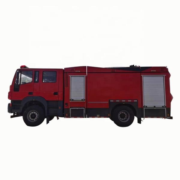 GENLYON 4X2 Roux double rangée 8000 litres mousse camion de pompiers de secours camion appareil de pompiers
