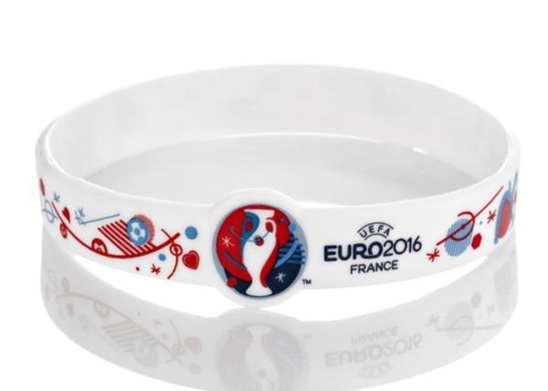 Solid White Color CMYK Imprinted Promotional Custom Silicone Rubber Wristbands