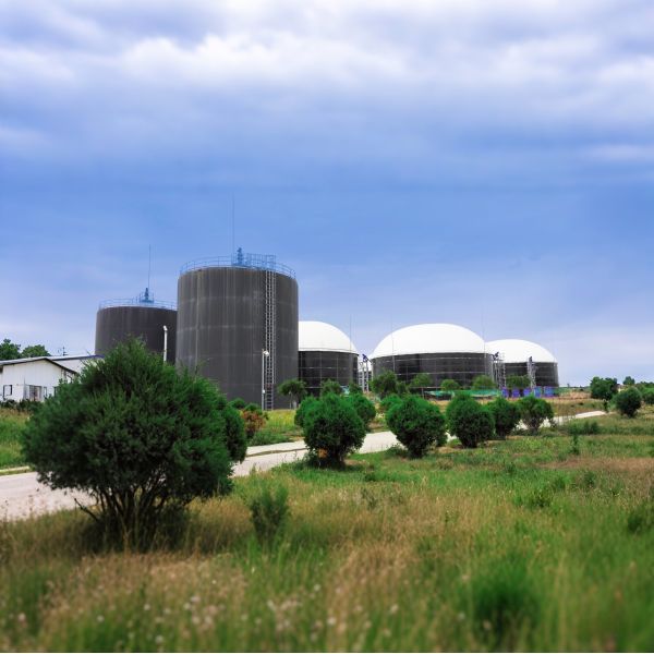 RAL5013 Cobalt Blue Glass Fused Bolted Steel Tanks For Water Treatment Plants