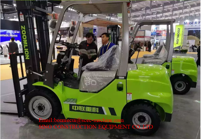 3.5 Ton 20 km/h  Diesel Forklift Truck ISUZU Engine Container