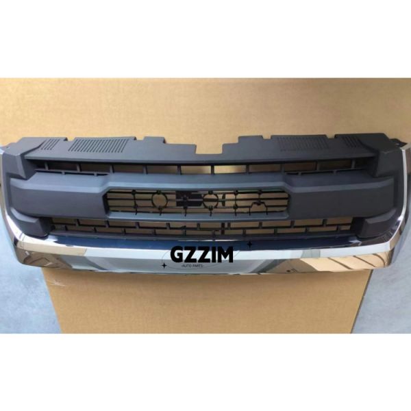 4X4 ABS Plástico Parrilla delantera para automóviles de color negro Parrilla media delantera para Tundra 2014-2019