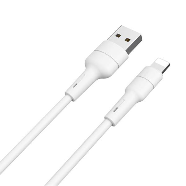 1M PVC serie 2A Carga USBA a TYPEC a micro a la iluminación carga y transferencia de datos cable