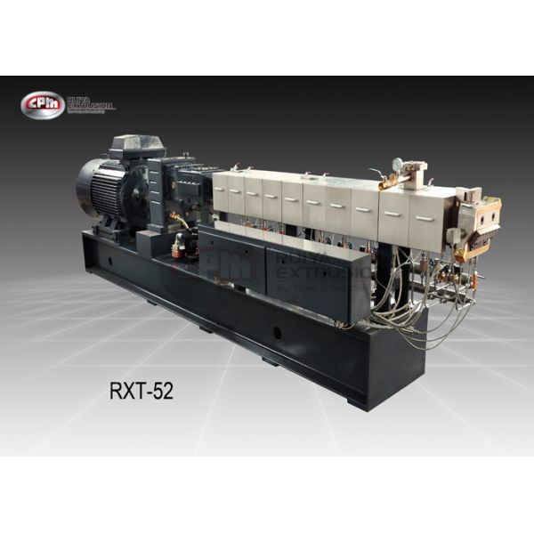 52mm Plastic Pipe Extrusion Machine , Plastic Filling Double Screw Extruder