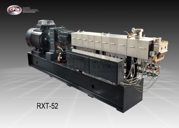 52mm Plastic Pipe Extrusion Machine , Plastic Filling Double Screw Extruder