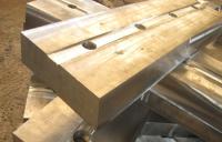 Lames à cisaille à la guillotine en tôle, lames à cisaille à affûter pour la construction navale