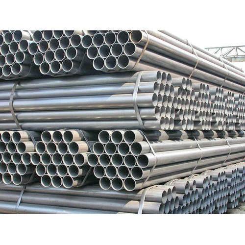Zinc Plated Galvanized Round Pipe 6mm - 76mm Dia Black / Silver White Color