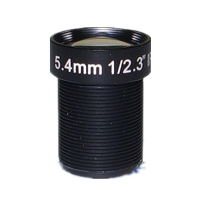 1/2.3 5.4mm 10Megapixel F2.5 M12x0.5 Mount Non-Distortion IR/IRCUT Board Lens, Drone Lens