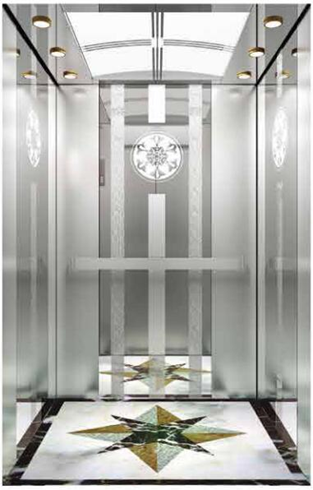 Gearless Automatic Passenger Elevator FUJI Residential Passenger Lifts