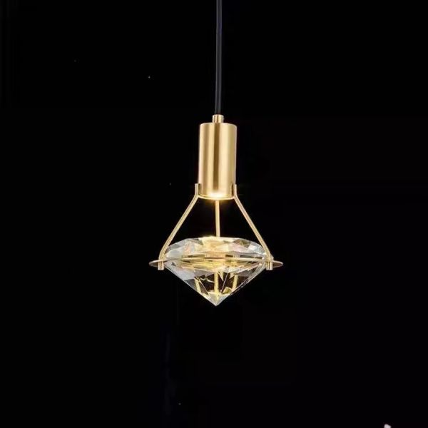 Modern Designer Lamp Decorative Indoor Crystal Suspension Light Pendant Lamp
