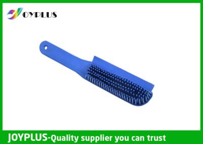 Customized Color Rubber Dog Brush , Dog Cat Cleaning Brush TPR Material PC0330