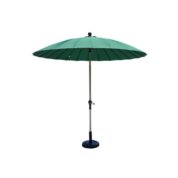 Fiberglass Ribs Round Patio Umbrella 3m Garden Parasol Umbrella
