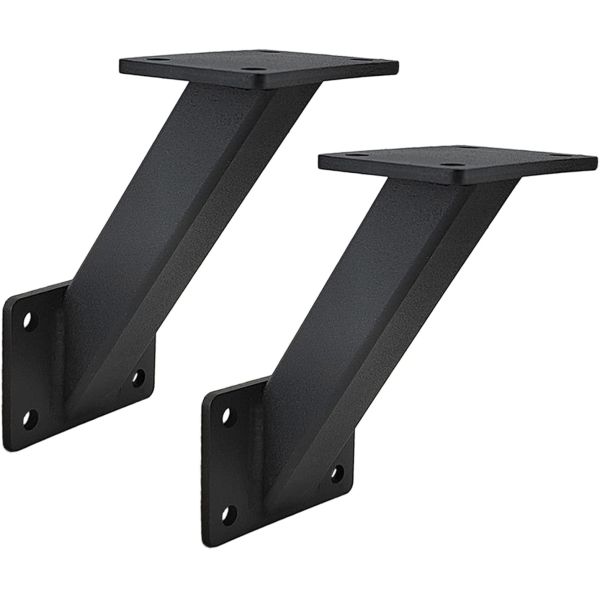 Wall Mounted Stair Support for Wood Railings 12.5 x 3.8 x 5.5cm Sturdy Handrail Bracket