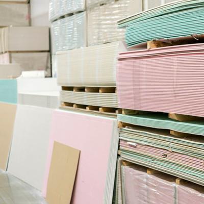 15mm Fire Resistant Plasterboard Red Color For Indoor Ceiling