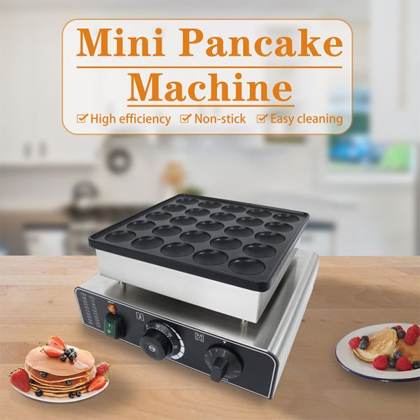 50-300C Машина для блинов 25 Круглообразные Пофферты с Нержавеющей Сталью Дораяки Мастер