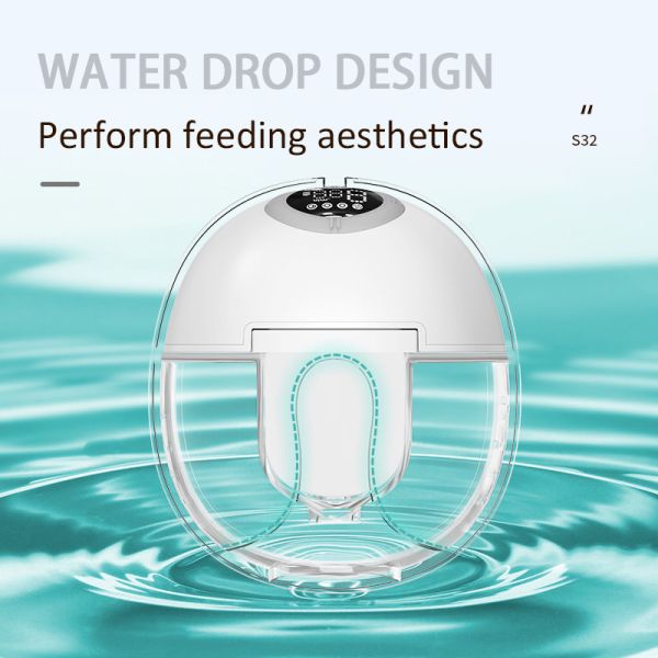 Bomba mamaria portátil médica de alta succión libre de manos fácil de limpiar