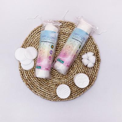 100 pièces/sac disques de coton pour le visage ODM démaquillant jetables