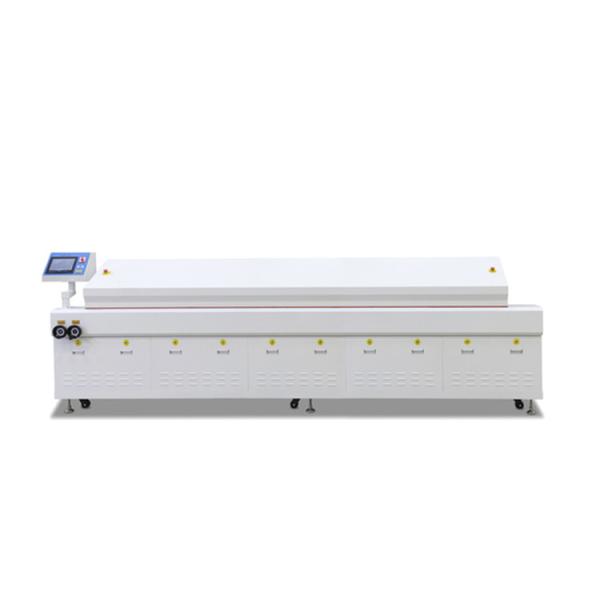 8 Zone SMT Reflow Soldering Machine with Touch Screen PLC Control