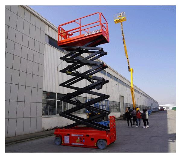 6m 8m 10m 12m Crawler Off-Road Scissor Lift Man Lift CE ISO Certified