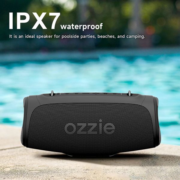 IPX7 Waterproof Bluetooth Speaker with High Quality Audio for Outdoor Use