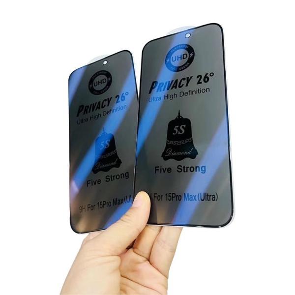 Protecteur d'écran en verre trempé pour iPhone
