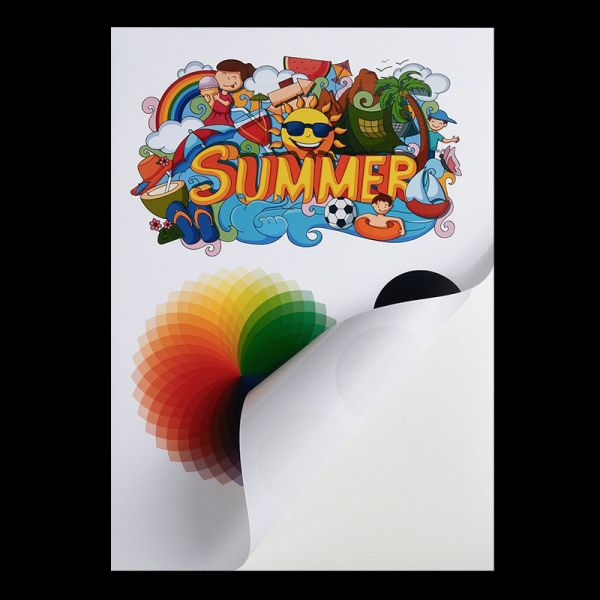 Waterproof Glossy Vinyl Photo Sticker Paper Factory Stock for Inkjet Printing for Promotion Grocery with Permanent Adhesive