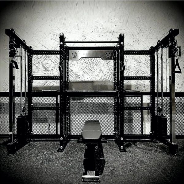 Steel Q235 Gym Machine Leg Back Exercise with Universal Smith Machine and Power Rack