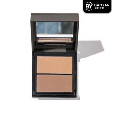 No Smudge Cosmetic Waterproof Eyebrow Powder Black Brown Colors