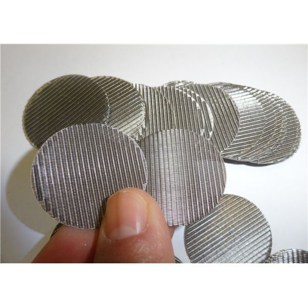 80 Mesh Count  Screen Mesh Three Layer Diameter 324 Mm For Plastic And Rubber Extruder