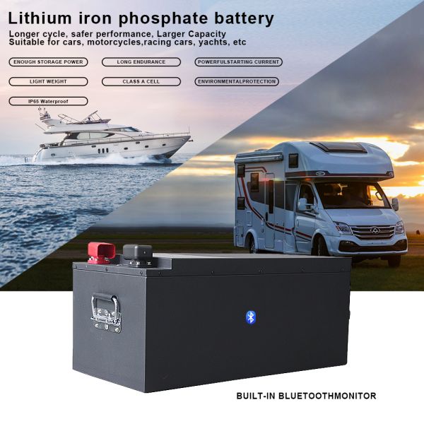300AH Solar Energy Storage Battery Lifepo4 Solar Battery Pack 25.6V For RV
