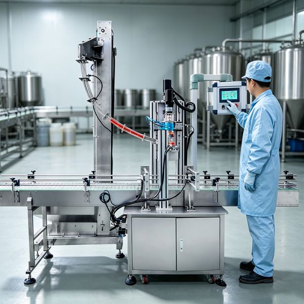 Pneumatic Linear Screw Automatic Capping Machine For Metal Plastic Caps 1500W 110V