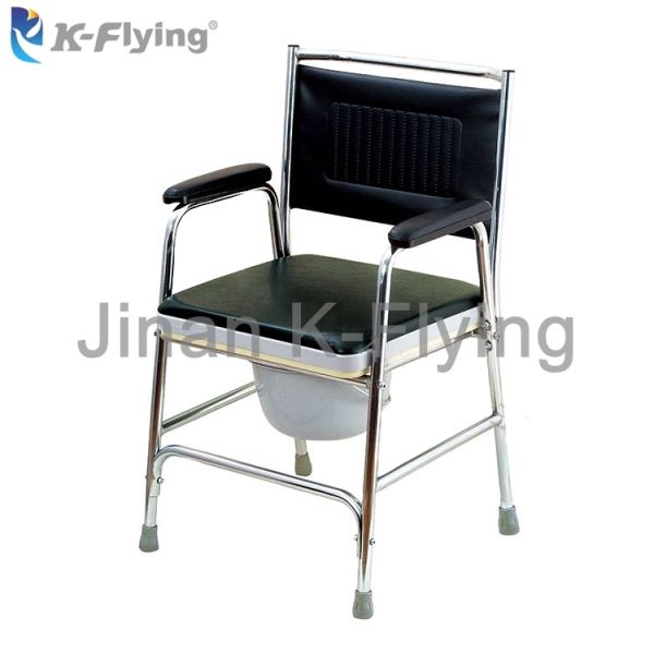 Stable Steel Adult Toilet Chair Folding Commodes For Elderly