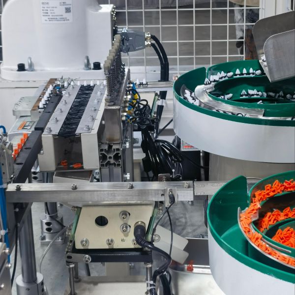 Dual Robot Clip Insertion Cell For Automotive Parts Assembly
