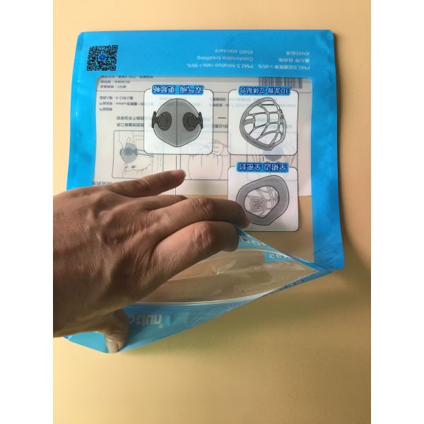 MSDS Clear Ziplock Bags OPP CPP Laminating Reusable Grocery Packaging