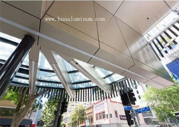 Transparent 5x8ft Aluminum Architectural Panels For Decorative