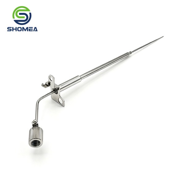SHOMEA Medical-Grade Stainless Steel Adjustable Side-Sampling Probe with High Polishing