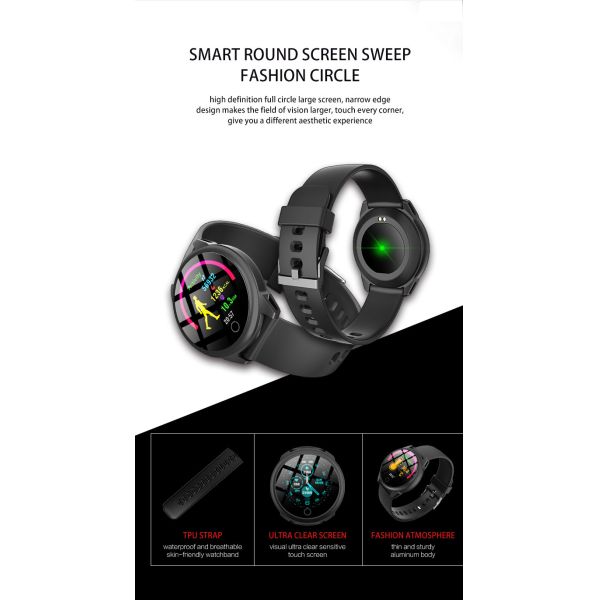 H23s Smart Watch Temperature Monitoring  1.3inch TFT  Waterproof Fitness Tracker