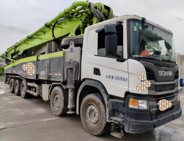 2020 Zoomlion 67m on Scania Chassis Concrete Boom Pump Truck Mounted Pump in High Demand