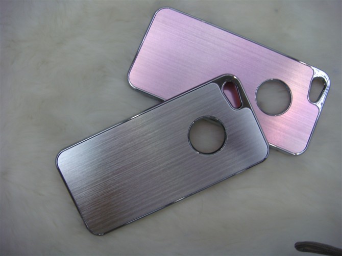 Purple Iphone 5 PC Phone Case 3-Layer Protection For Ladies