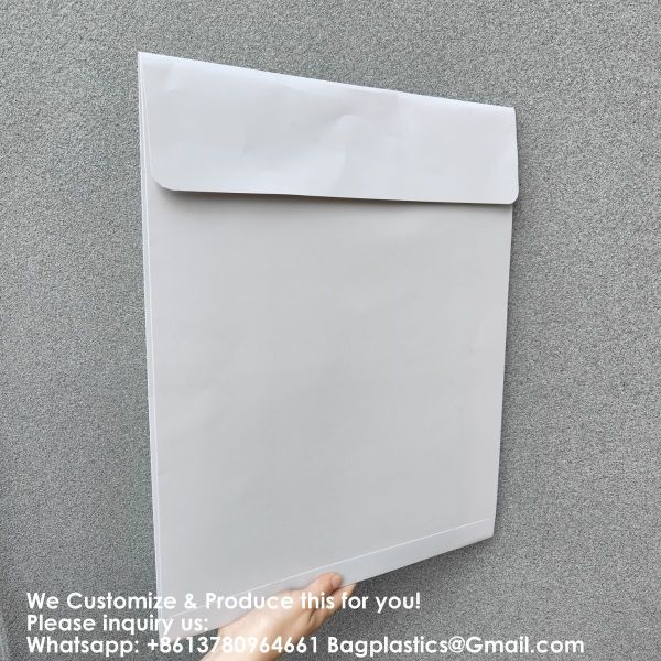 Luxury Paper Envelope, Kraft Envelope, Cotton Flap Handbag Tote Bag Packaging Envelop Bag Organic Cotton Clothing Gifts Natural Storage Cotton Canvas Dust Pouch