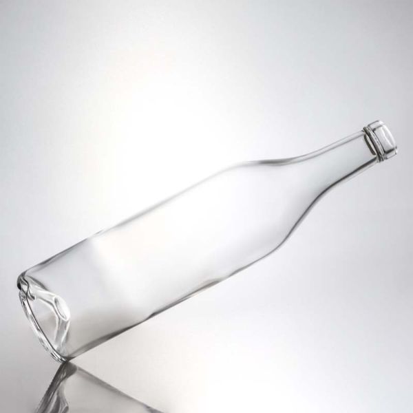 Круглое стеклянное бутылочко 500 мл 750 мл водка виски джин спирт бутылка с пробкой