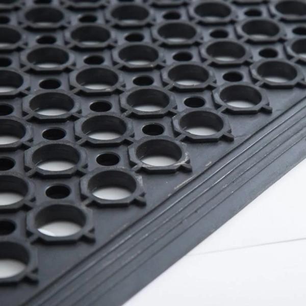 ESD Negro Anti Fatigue Mat Antifatigue Industrial Commercial Fábrica Cozinha Tapete
