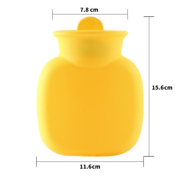 350ml Bouteille d'eau chaude mignonne avec couvercle amovible Pour soulager la douleur Taille dos Cou Épaule Pour enfant Femme Cadeaux de Noël