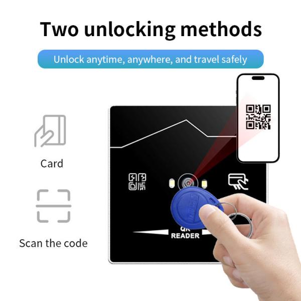 TCP IP RJ45 Red Escaner de código QR HTTP MQTT Modbus RFID Sistema de código QR NFC 13.56Mhz IC Lector de código QR Control de acceso