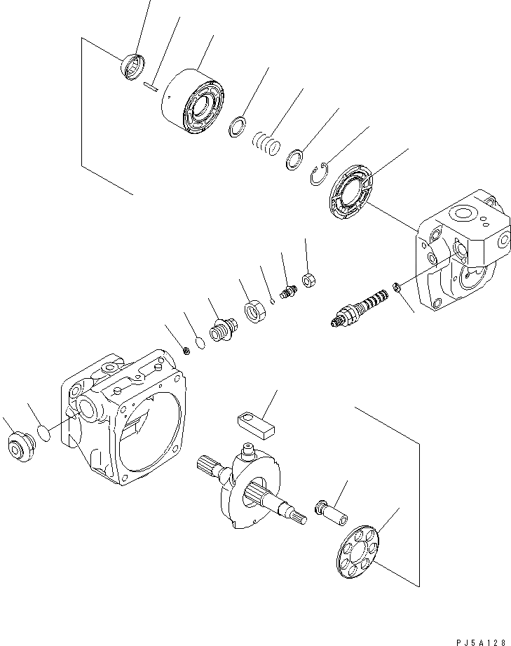 PC30MR-2 Bomba principal 708-1S-01131 708-1S-00150 Bomba hidráulica PC30UU-3 PC30MR-1