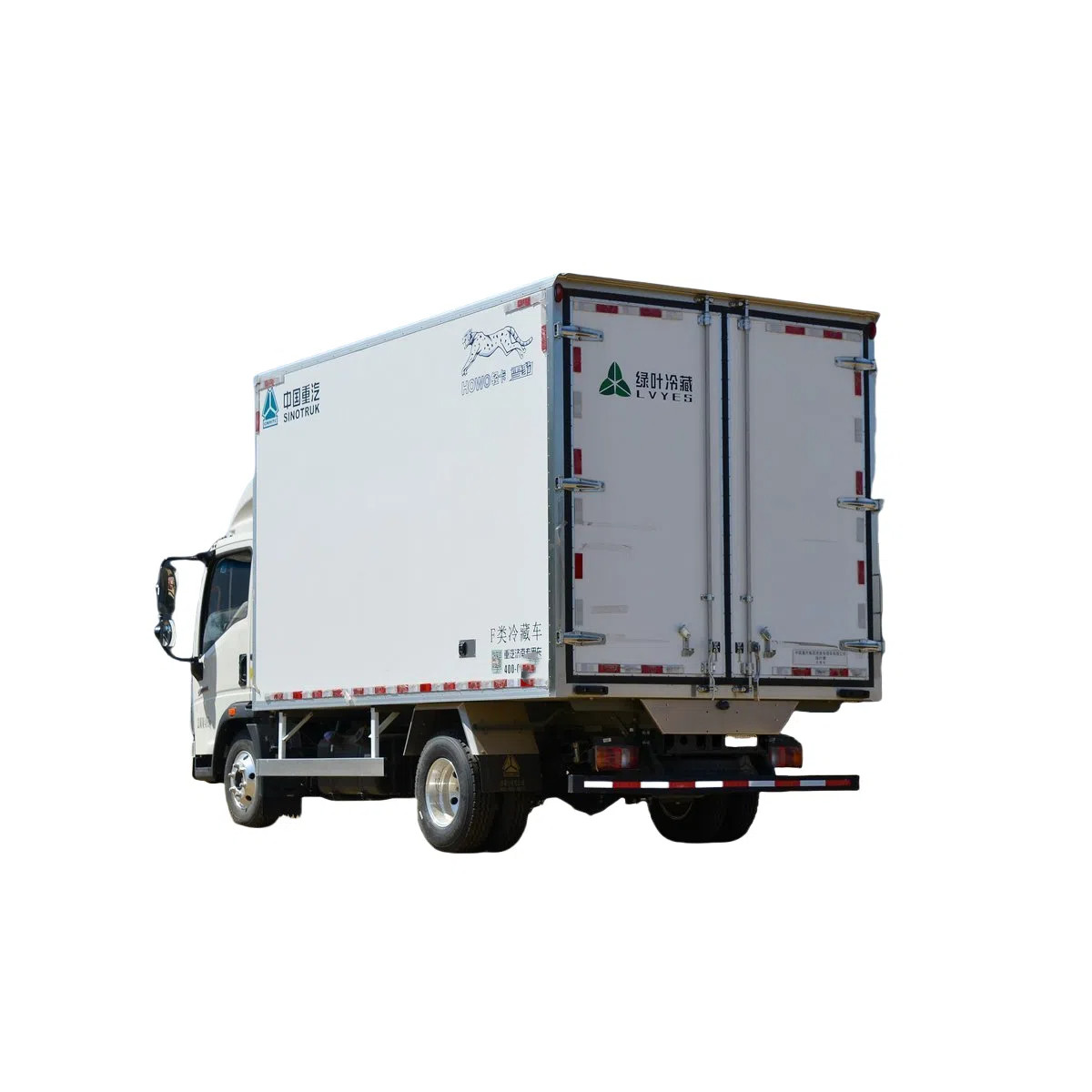 5 дизельных светлых тонн тележек Reefer обязанности, фургонов замораживателя холодильника 130hp