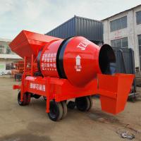 Petit mélangeur de béton mobile rouge 500L Petit mélangeur de béton portable