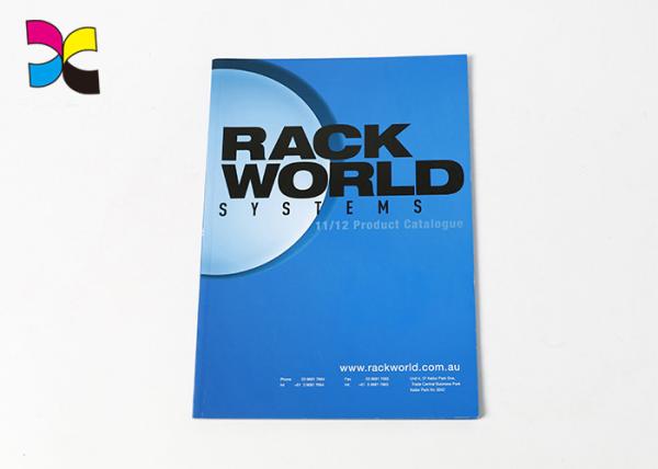250m Gloss Art Paper Cover Commercial Magazine Printing With Sadle Stitching Binding